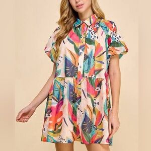 TC Multicolor Patterned Skirt